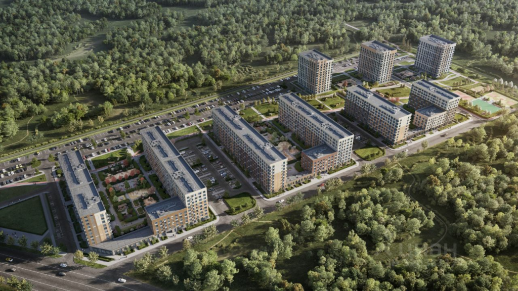 Студия 20.9 м2, 9-й этаж