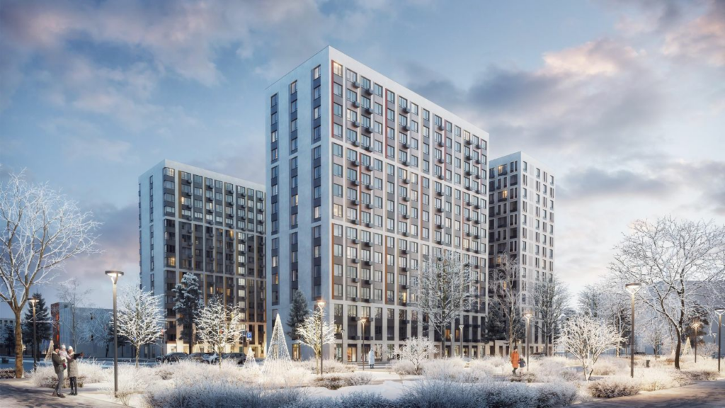 1-комнатная квартира 37.56 м2, 3-й этаж