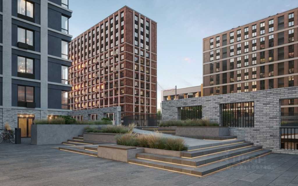 1-комнатная квартира 39.9 м2, 15-й этаж