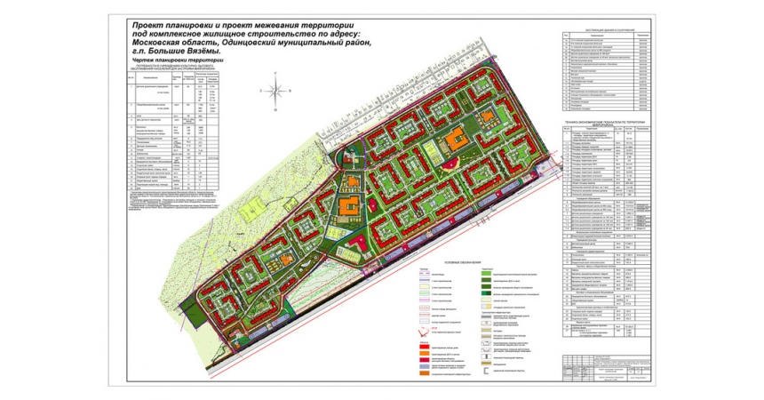 Одинцово 1 план застройки от пик